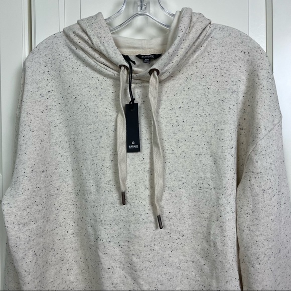 Buffalo NWT | Semi-Cropped Hoodie With Lined Hood Size Medium - Picture 3 of 7